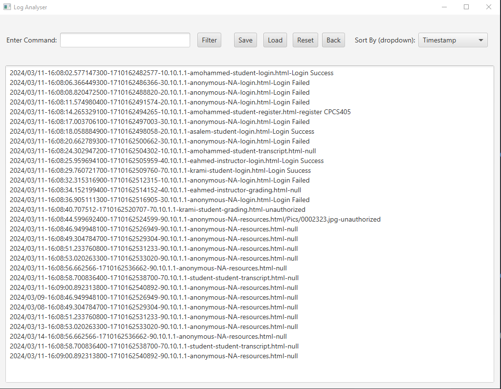 Log Analysis Project
